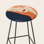 Woman with red hair Stool Gallery Image 2