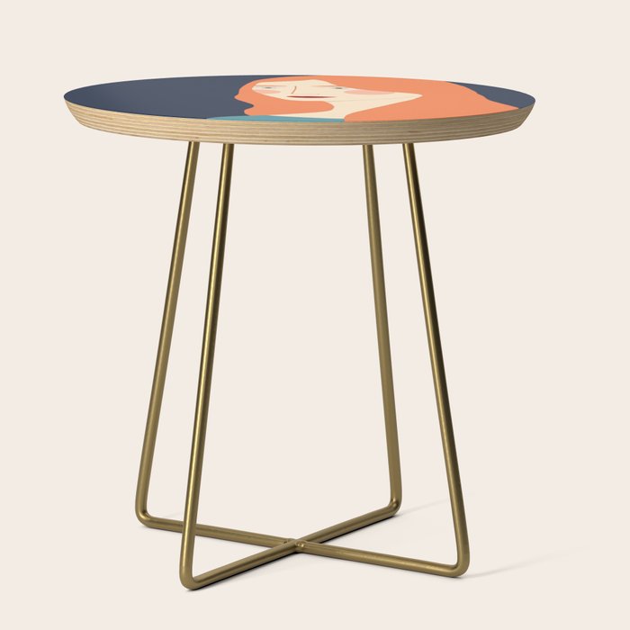 Woman with red hair Side Table Gallery Image 1