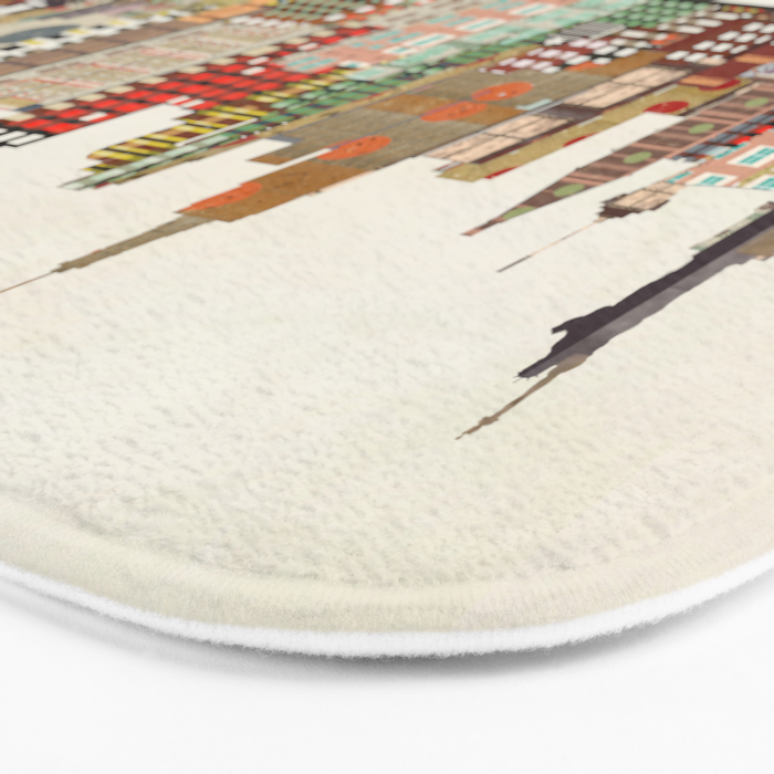 las vegas skyline Bath Mat Gallery Image 3