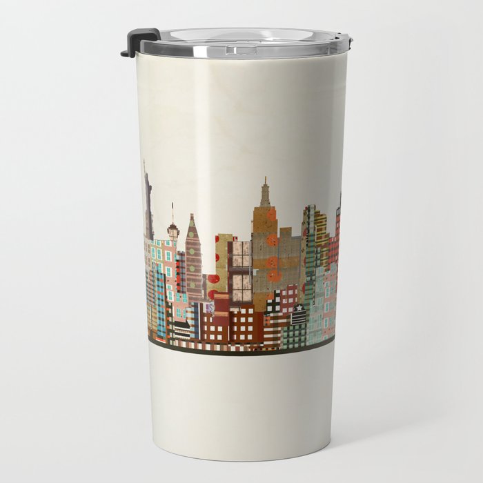 las vegas skyline Travel Mug Gallery Image 3
