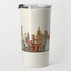 las vegas skyline Travel Mug Gallery Image 3