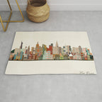 las vegas skyline Rug Gallery Image 1