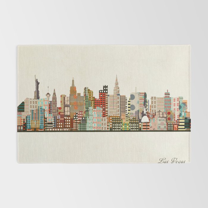 las vegas skyline Rug Gallery Image 2
