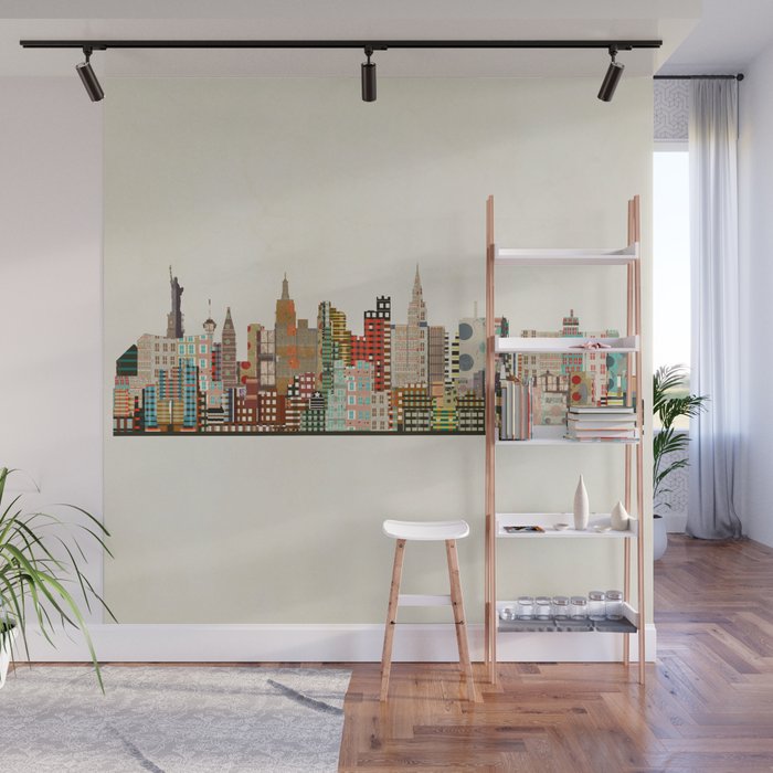 las vegas skyline Wall Mural Gallery Image 1
