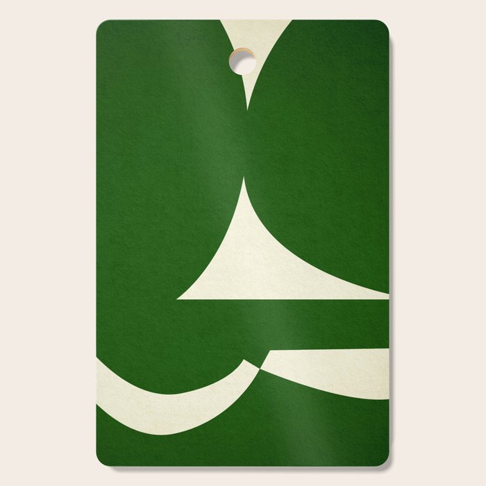 abstract composition-green01 Cutting Board Gallery Image 1