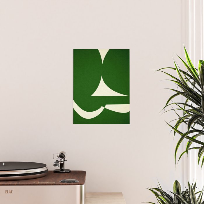 abstract composition-green01 Poster Gallery Image 2