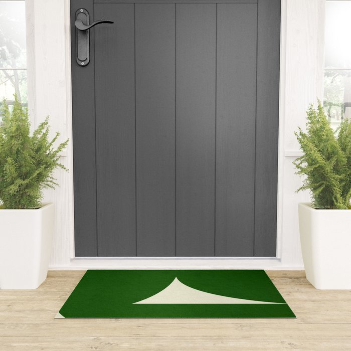 abstract composition-green01 Welcome Mat Gallery Image 3