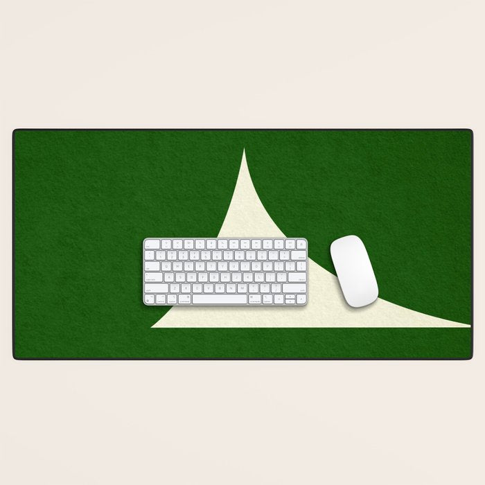 abstract composition-green01 Desk Mat Gallery Image 1