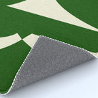 abstract composition-green01 Rug Gallery Image 4