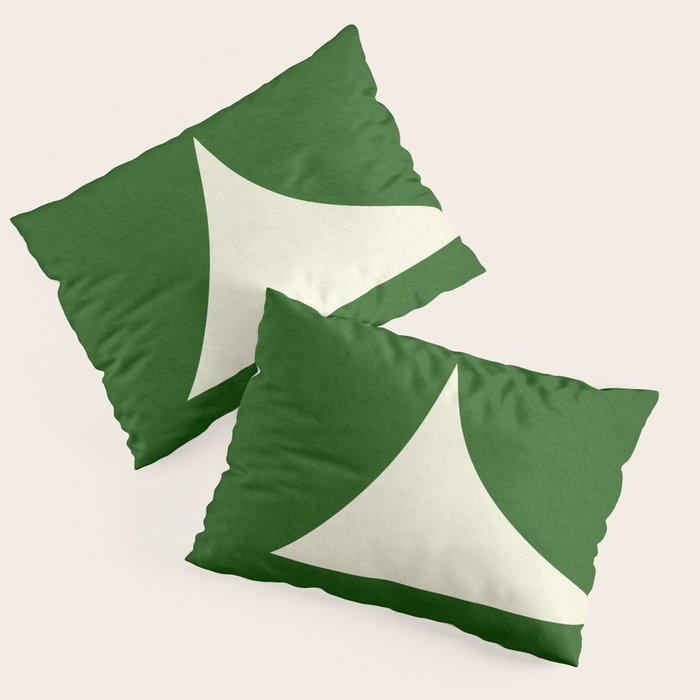 abstract composition-green01 Pillow Sham Gallery Image 1