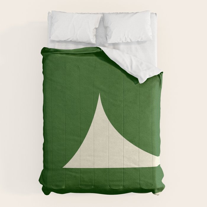 abstract composition-green01 Comforter Gallery Image 1