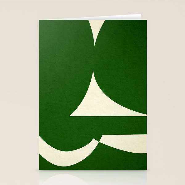 abstract composition-green01 Stationery Card Gallery Image 2