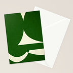 abstract composition-green01 Stationery Card Gallery Image 2