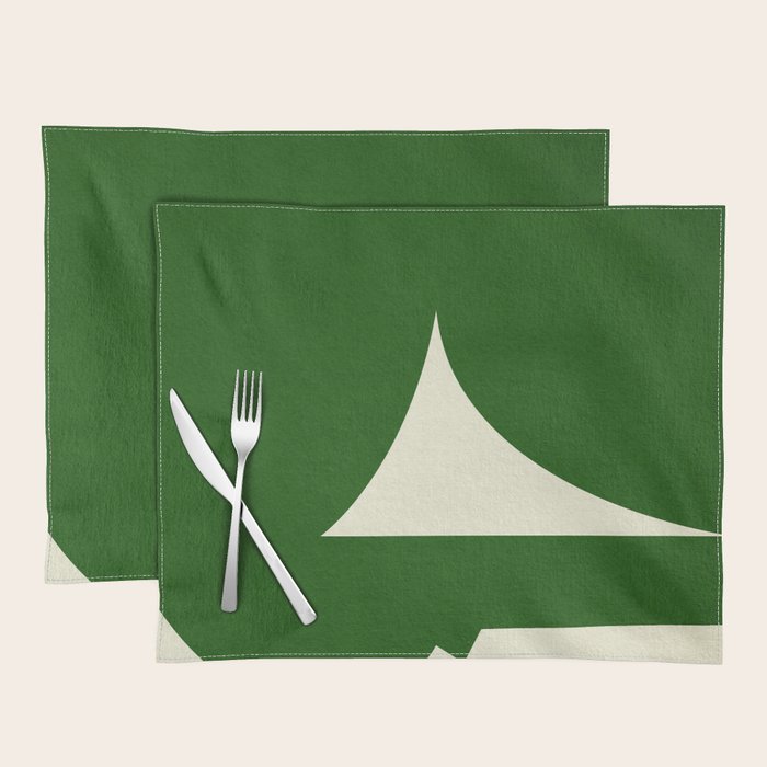 abstract composition-green01 Placemat Gallery Image 1