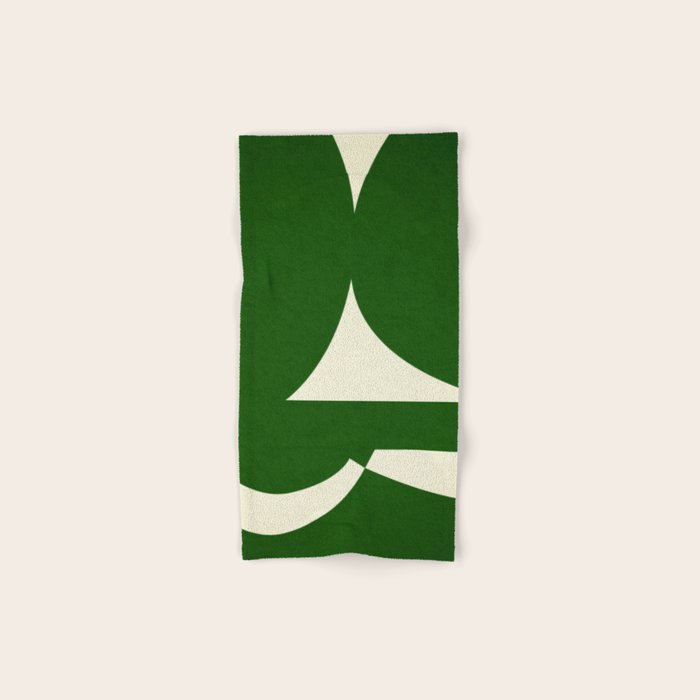 abstract composition-green01 Bath Towel Gallery Image 1