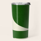 abstract composition-green01 Travel Mug Gallery Image 2
