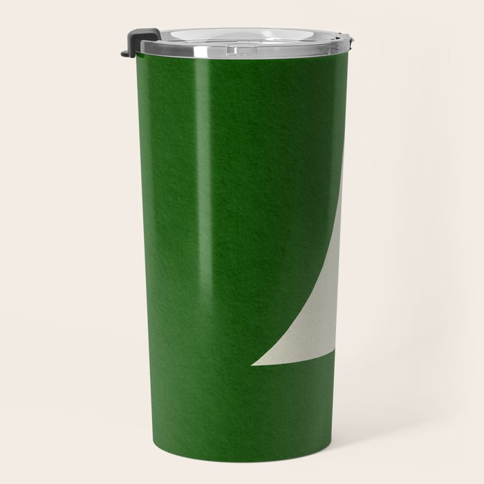 abstract composition-green01 Travel Mug Gallery Image 3