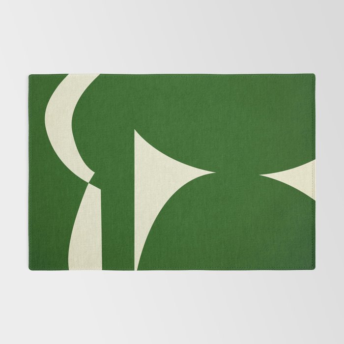 abstract composition-green01 Rug Gallery Image 2