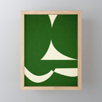 abstract composition-green01 Mini Art Print Gallery Image 1