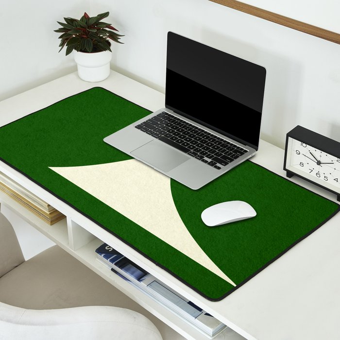 abstract composition-green01 Desk Mat Gallery Image 2
