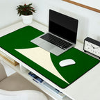 abstract composition-green01 Desk Mat Gallery Image 2