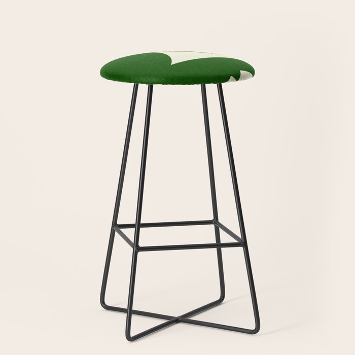abstract composition-green01 Stool Gallery Image 1