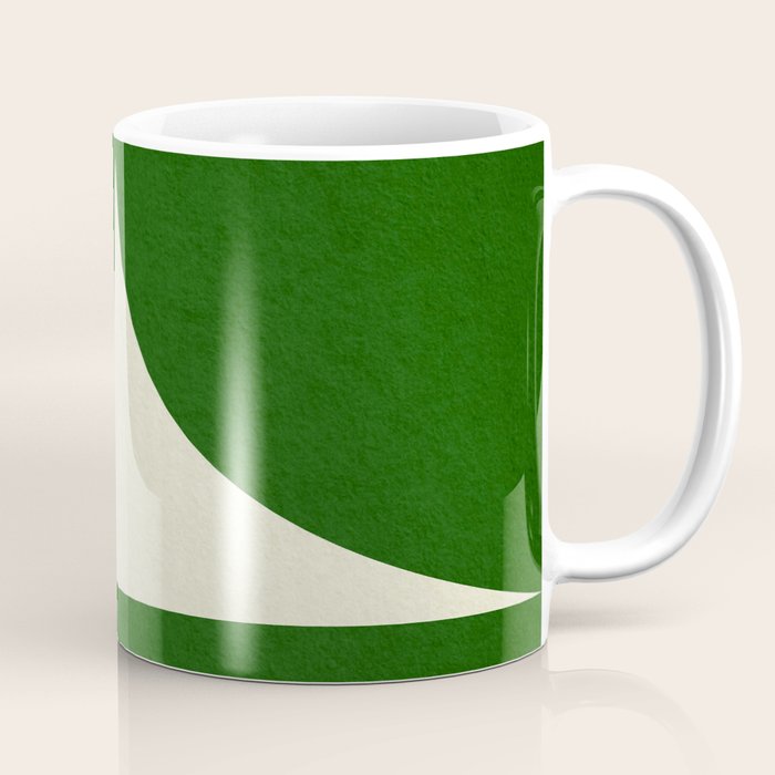 abstract composition-green01 Coffee Mug Gallery Image 1