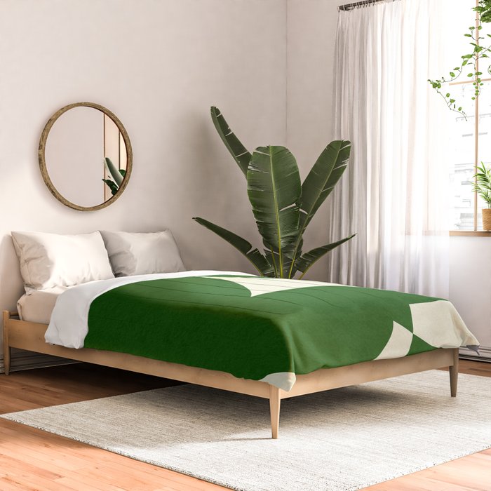 abstract composition-green01 Comforter Gallery Image 2