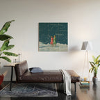 A walk in the Clouds // On Friendship Wood Wall Art Gallery Image 2