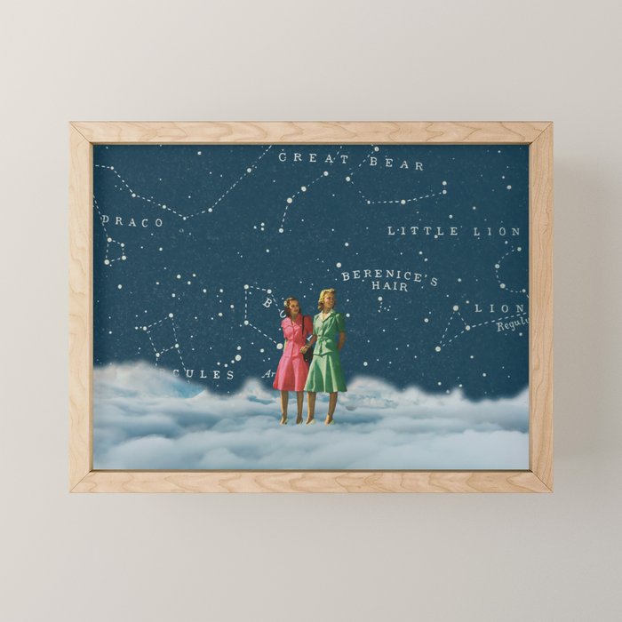 A walk in the Clouds // On Friendship Mini Art Print Gallery Image 1