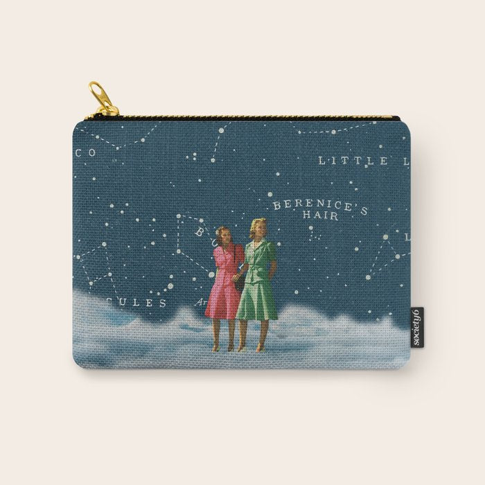 A walk in the Clouds // On Friendship Carry All Pouch Gallery Image 1