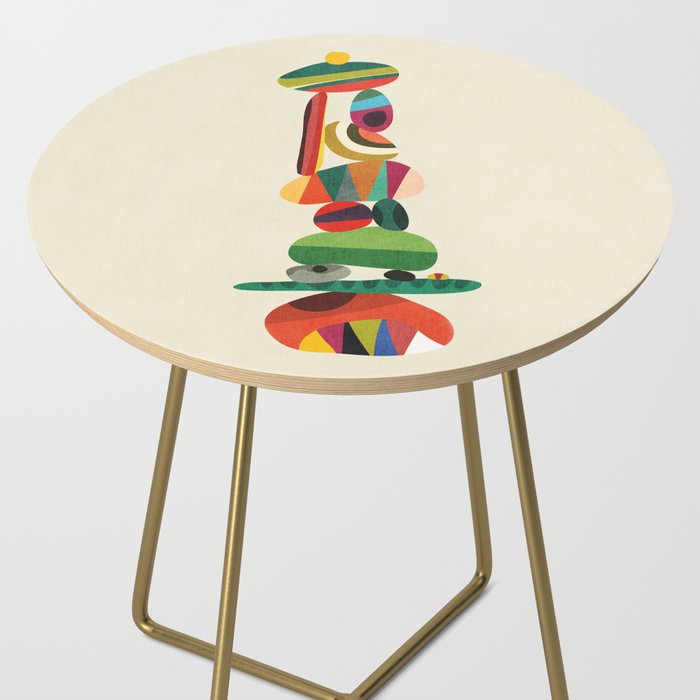 Totem - balanced pebbles Side Table Gallery Image 2