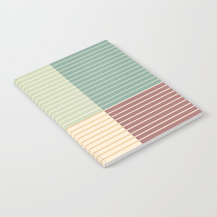 Color Block Line Abstract XIX Notebook Gallery Image 1