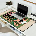 Spotted Cat Desk Mat Gallery Image 2