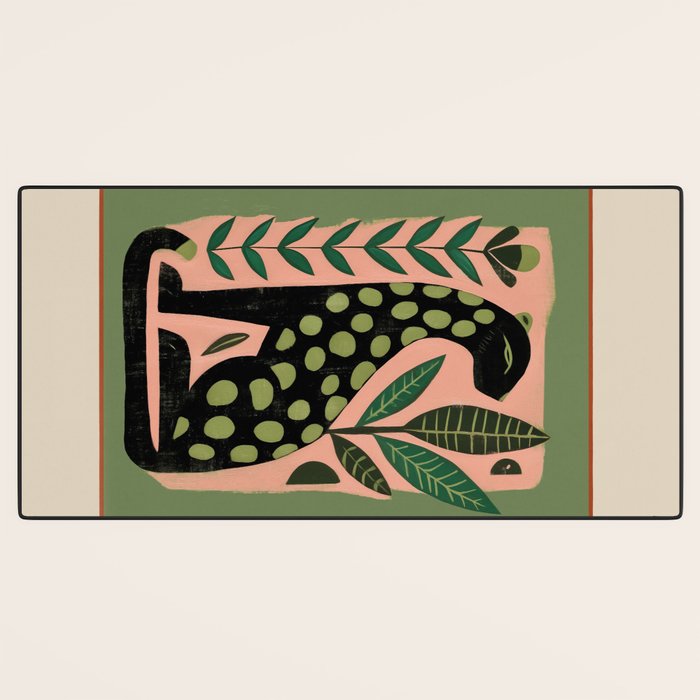 Spotted Cat Desk Mat Gallery Image 3