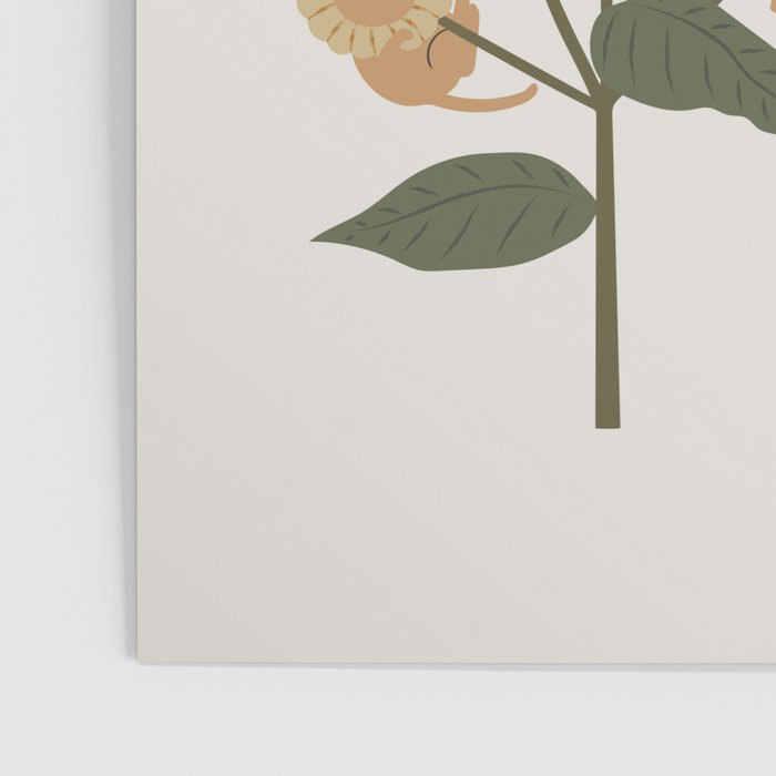 Cat and Plant 7B Poster Gallery Image 3