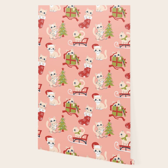 Cute Christmas Cats Wallpaper Gallery Image 2