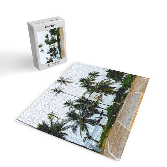 Basketball on Isla Bastimento, Bocas del Toro, Panama Jigsaw Puzzle Gallery Image 2