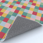 Bold Colorful Checks Pattern - Small XXII Rug Gallery Image 4