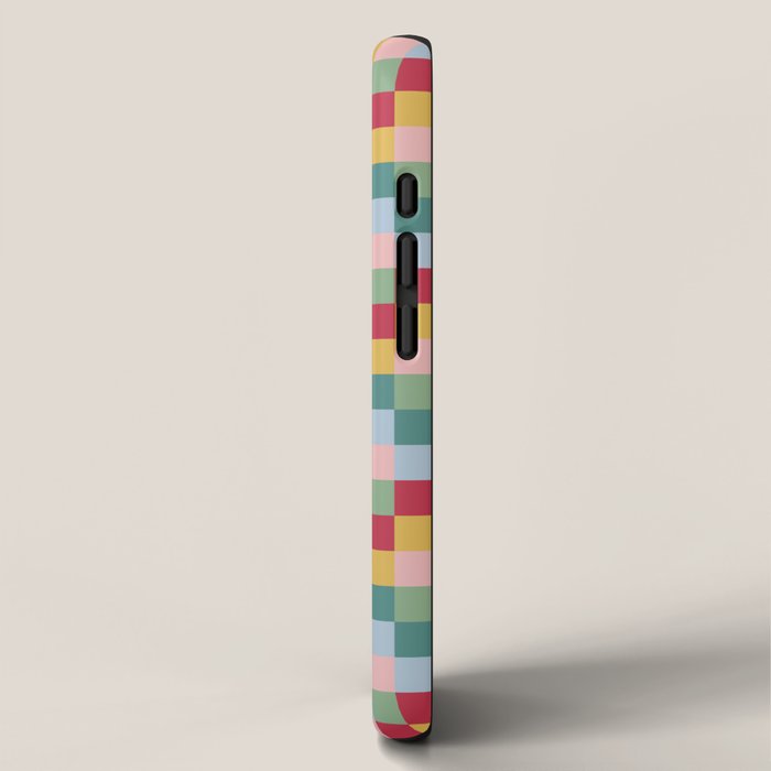 Bold Colorful Checks Pattern - Small XXII iPhone Case Gallery Image 2