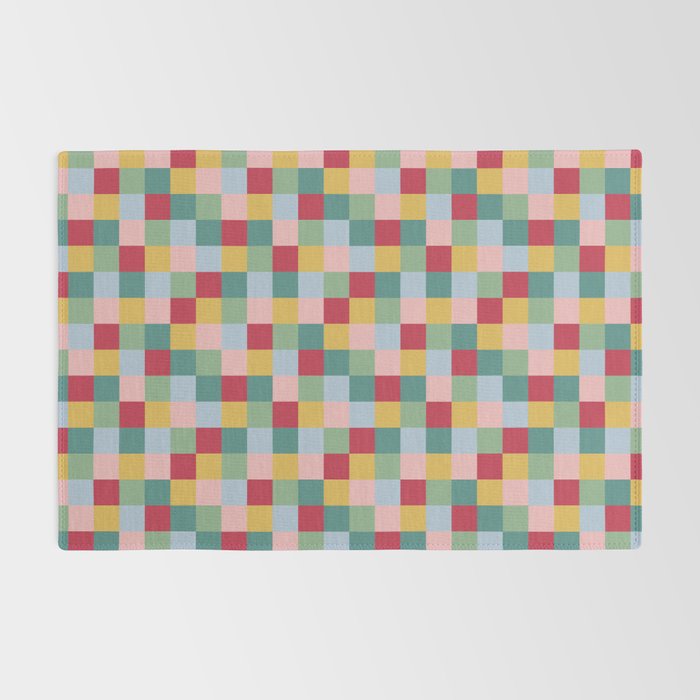 Bold Colorful Checks Pattern - Small XXII Rug Gallery Image 2