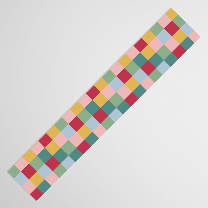 Bold Colorful Checks Pattern - Small XXII Table Runner Gallery Image 3