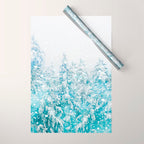 Snowy Pines Wrapping Paper Gallery Image 1