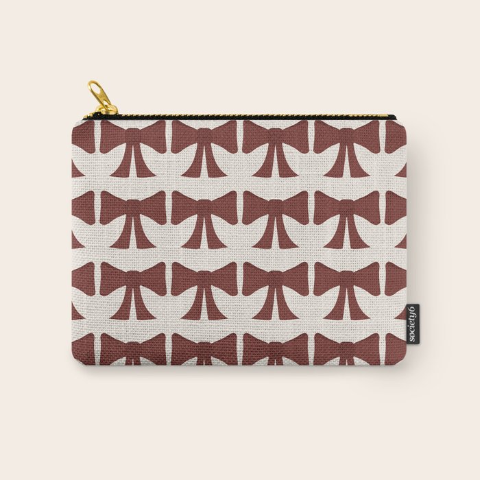 Vintage Bows XI Red Carry All Pouch Gallery Image 1