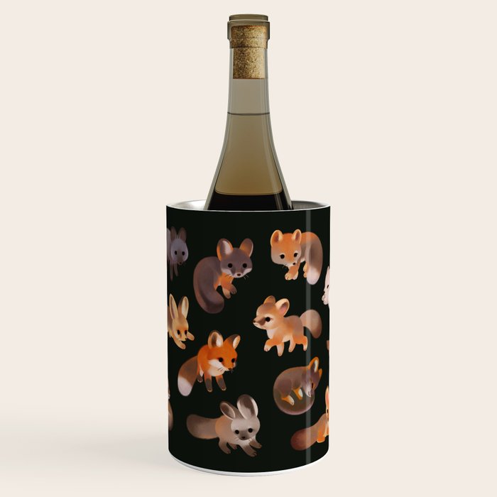 Foxes - dark Wine Chiller Gallery Image 1