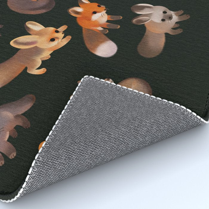 Foxes - dark Rug Gallery Image 4
