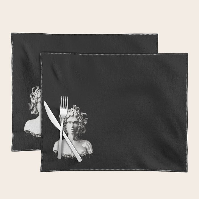 Silver Medusa Placemat Gallery Image 1