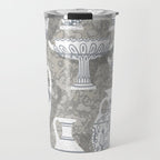 Antique pottery neutral Travel Mug Gallery Image 1