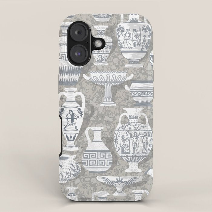 Antique pottery neutral iPhone Case Gallery Image 1