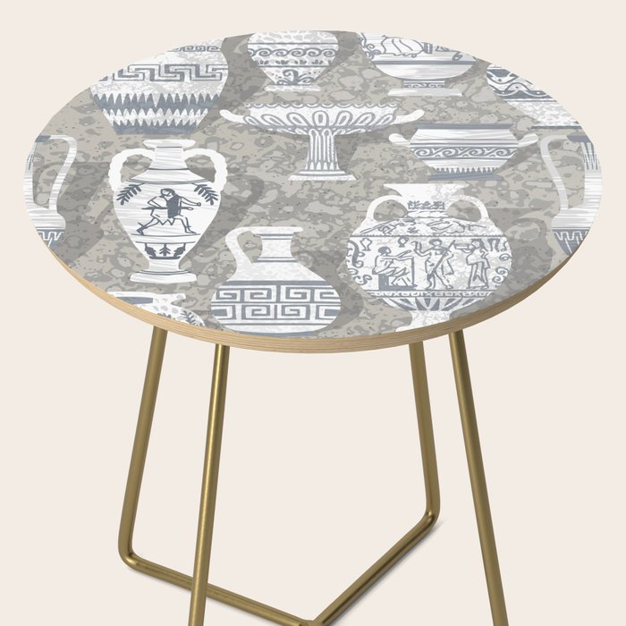 Antique pottery neutral Side Table Gallery Image 2